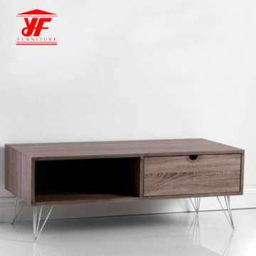 Wood Low Profile Wood Corner TV Stand