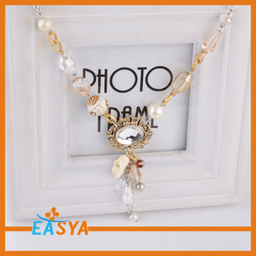 High Quality Ball Chain Jewelry Crystal Bead Fashion Necklace
