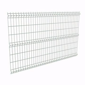 Powder coated hot dipped decorative curved wire mesh fence