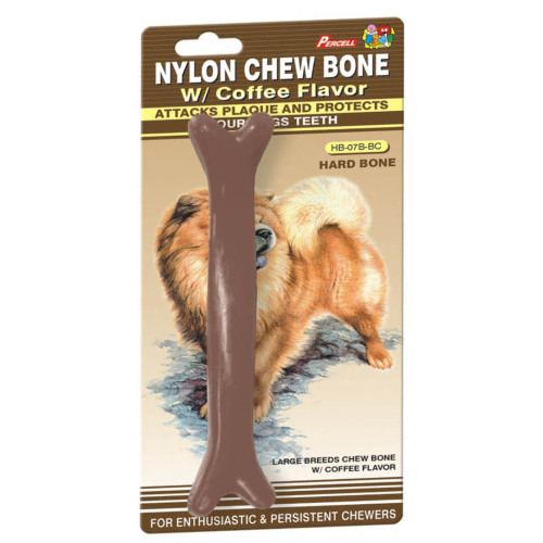 Percell 7.5" Soft Chew Bone Coffee Scent