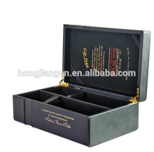leather wine box