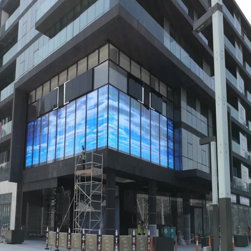 A Glass Balustrades That Display Information