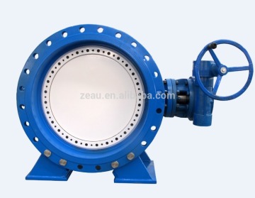 double eccentric soft seal butterfly valve