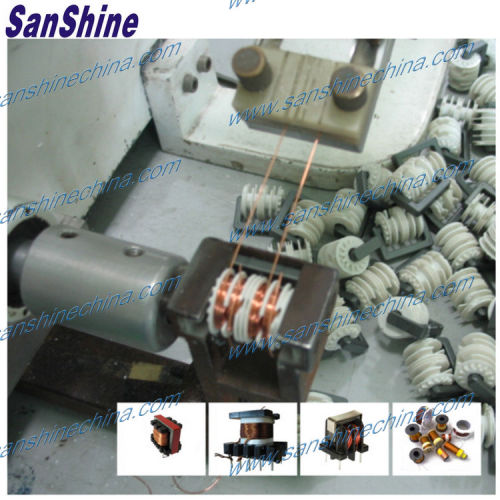 Automatic toroidal transformer winding machine