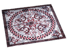 Independent Printed Silver Gold Tablecloth