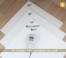600x600 Super White,70 Degree Super White Floor Tile, Full Body Matt White Tiles