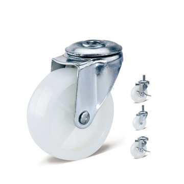 Polypropylen casters bánh xe trục lõi trục Caster