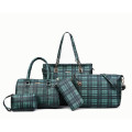 แฟชั่น 4pcs lattice ชุด Lady Hand Bag