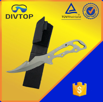 Titanium Thickness 4mm Sharp Point Professional Dive Knife