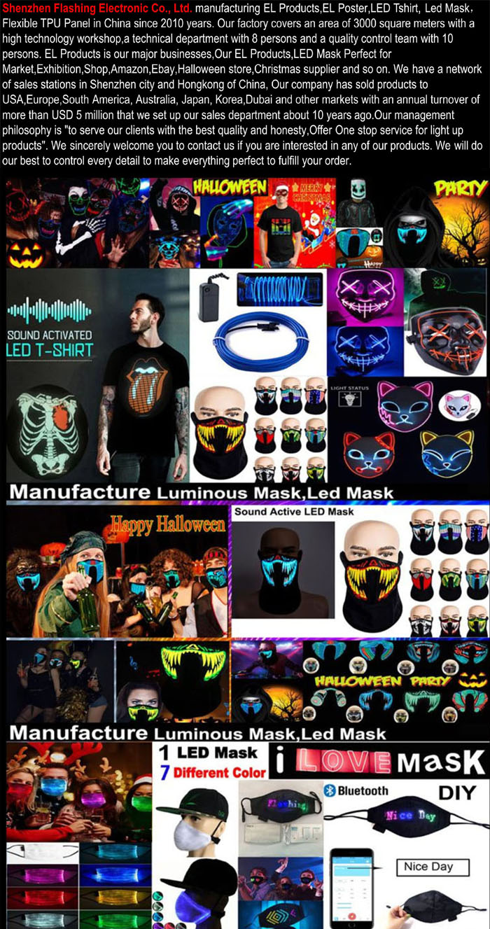 New luminous el classical car stickers displaying panel EL LED car sticker