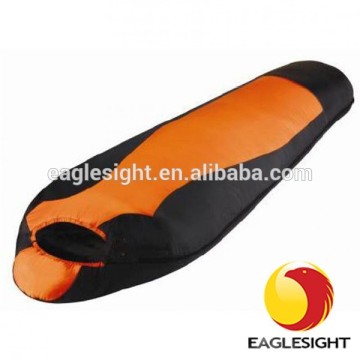 102133 orange and black sleeping bag