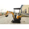 mini excavatrice de 1 tonne avec fixation