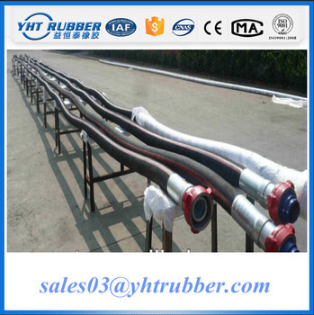 High pressure cold weather drilling rubber hoses for mining shipping from china