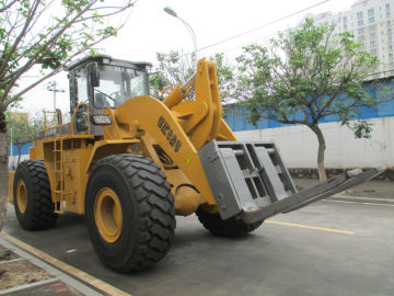 25ton block handling wheel loader GK825 with CE