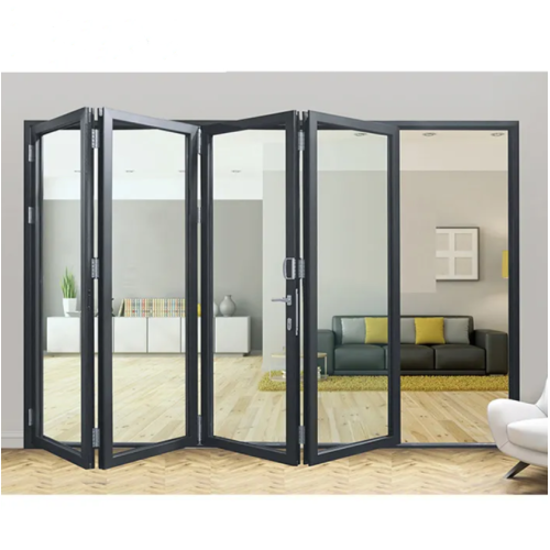 Best Waterproof Aluminum Alloy Double Glazed Bifold Doors