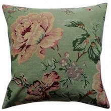 Floral Pillow, Decorative Tapestry Jacquard