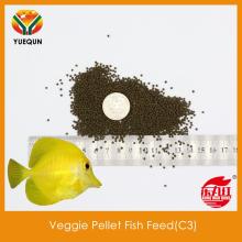 Pellet Size 2.00mm High Crude Protein Sinking Fish Food Veggie Pellet Fish Feed for Ranchu Goldfish C3
