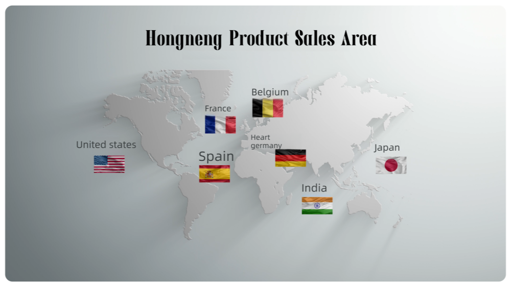 Присутствие на рынке Хуннэн Hongneng Market Presence