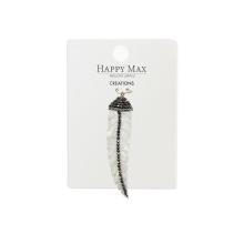 Craft feather shell pendants for jewelry making