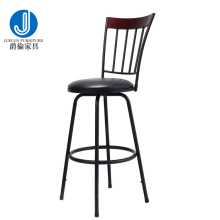 Black Leather Kitchen Bar Stools with Backs for Island Chairs