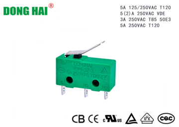 Subminiature Micro Switches Solder terminal Electric Parts