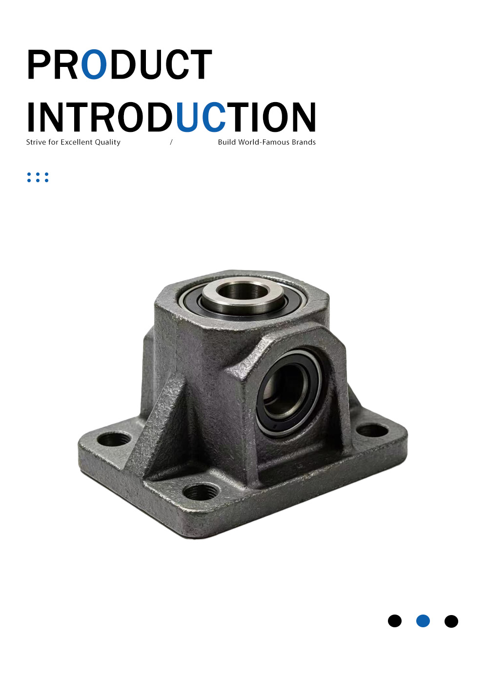 Литой корпус подшипника электропривода двери Electric Door Drive Bearing Housing Casting