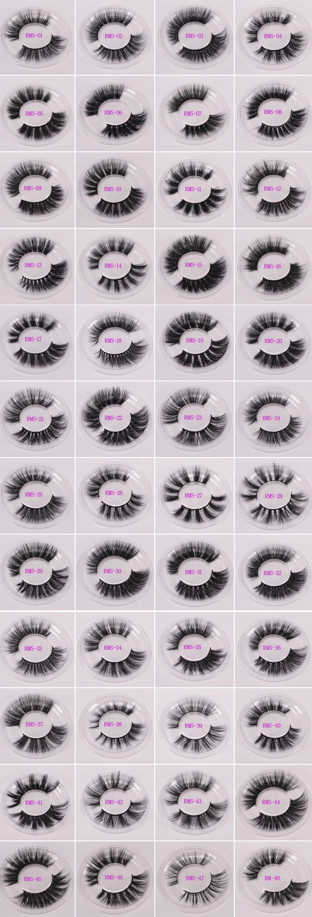 100% High Quality Free Cruelty Silk Protein Material Faux Mink Eyelashes