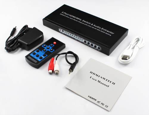 SPDIF Toslink HDMI Switch 5 x 1