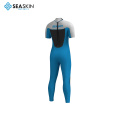 Seaskin High Quality Customized 3mm Neoprene Fabric Short Sleeve Long Pants Diving wetsuit