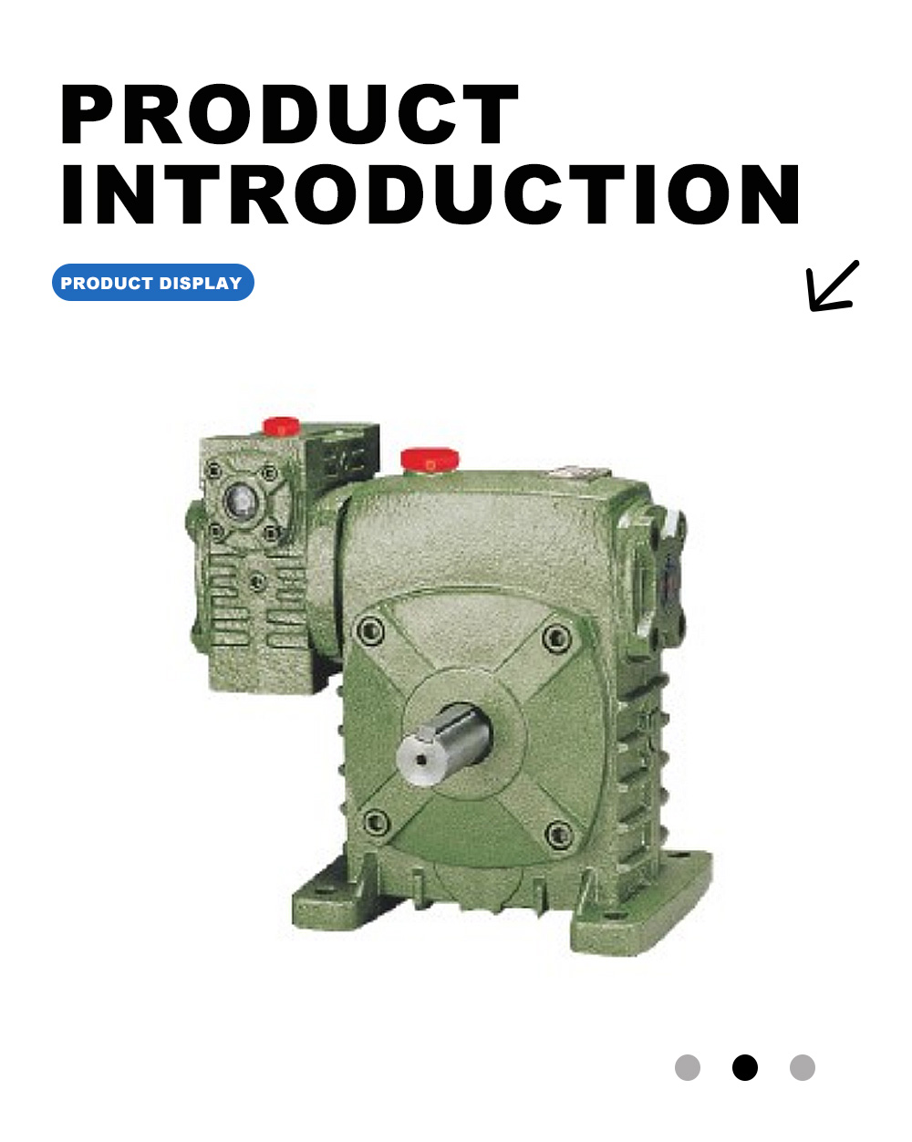 WPES Червячный привод для тяжелых условий эксплуатации X WPES Worm Gear Heavy Duty Drive Unit X