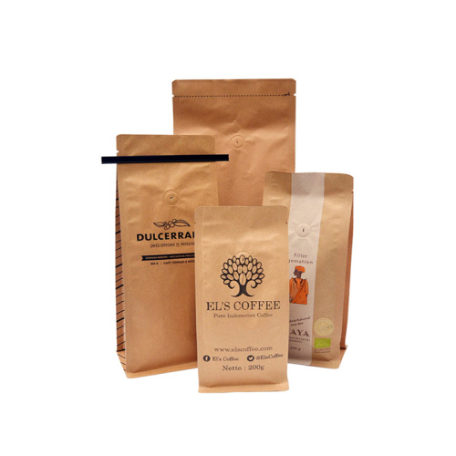 Kraft Paper Coffee Packaging Bags