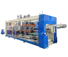 High-Speed Automatic Fast Food Box Blister Thermoforming Machine for PP PS PVC PET OPS PLA