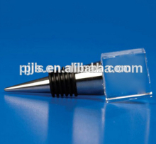 crystal wine bottle stopper,round blank crystal wine bottle stopper,wedding favors