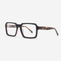 Rexangle Bevelling Acetate Men's Optical Frames