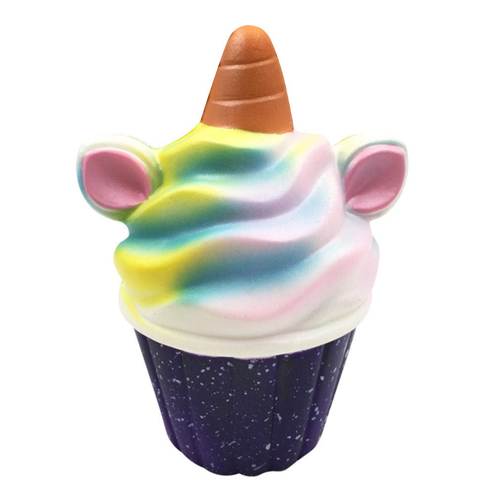 Unicorn Cup Ice Cream Slow Rising Reliever Toy 3 Unicorn Cup Ice Cream Slow Rising Reliever Toy 3