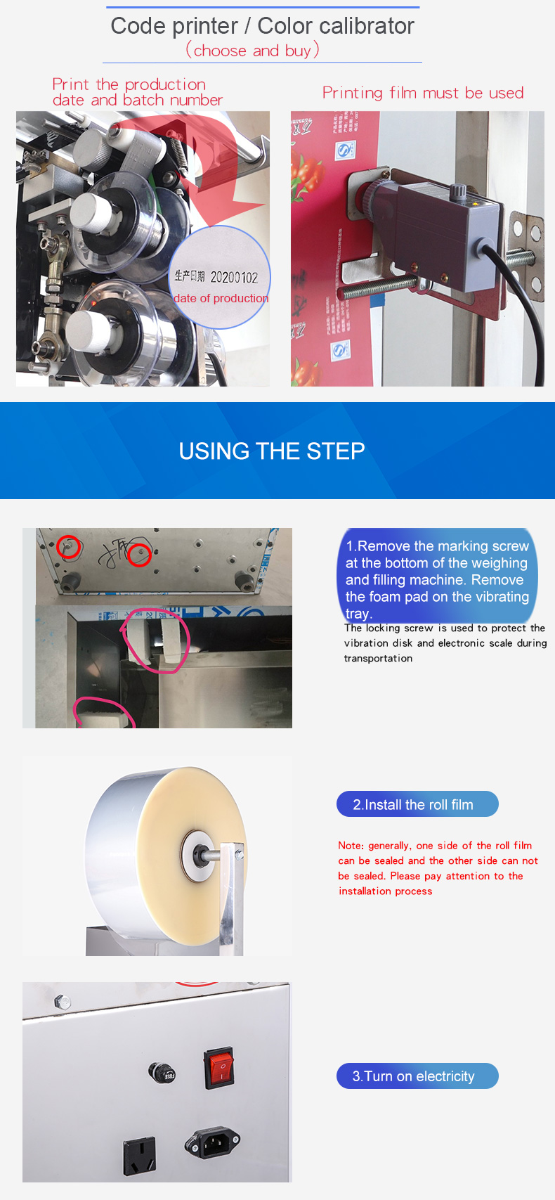 Factory price bagging machine