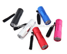hot sale checking money cheap aluminum mini led uv flashlight