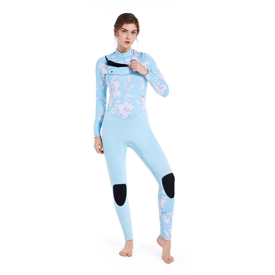 सीस्किन गर्ल्स 3/2 मिमी चेस्ट ज़िप स्टीमर wetsuits