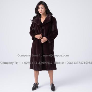 Kopenhagen Reversible Mink Fur  Overcoat