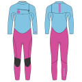 Seaskin 5/4 mm neopreen aangepast wetsuit met borstrits voor heren