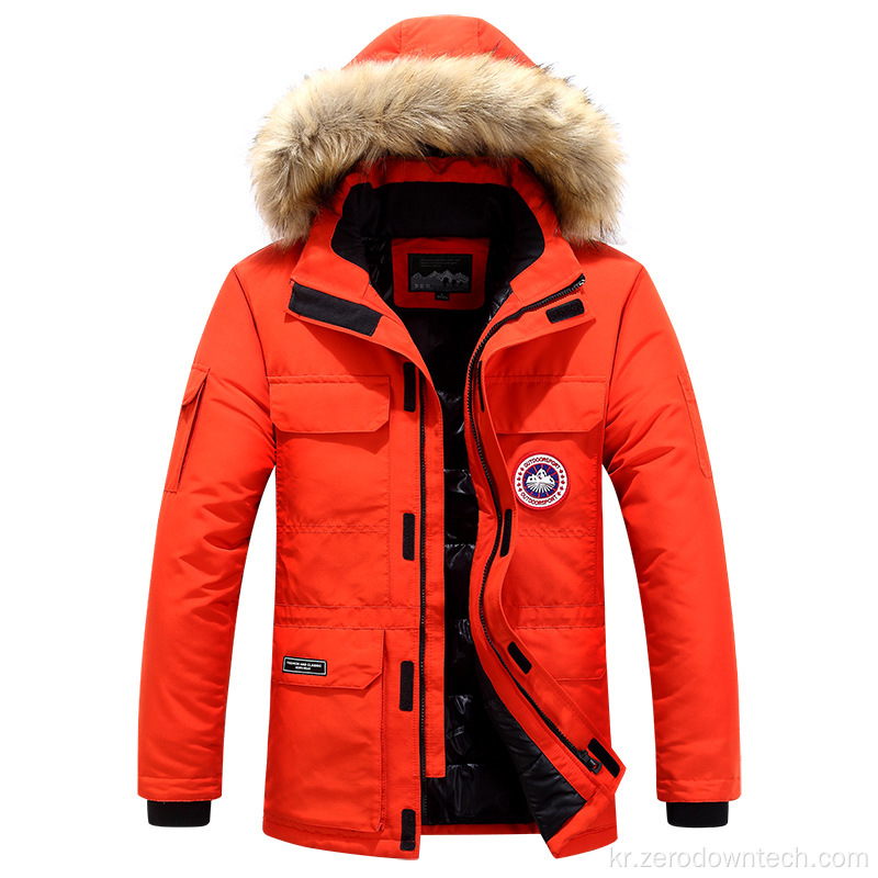 겨울 방풍 패딩 퀼트 안감 양털 남성 코트