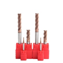 OEM Metal Processing Rigid 60 Hardness End Milling Cutter 4-Flute Tungsten Steel CNC Machine