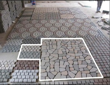 Granite Paving Mixed Colours