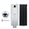 Réverbère solaire intégré avec caméra wifi CCTV