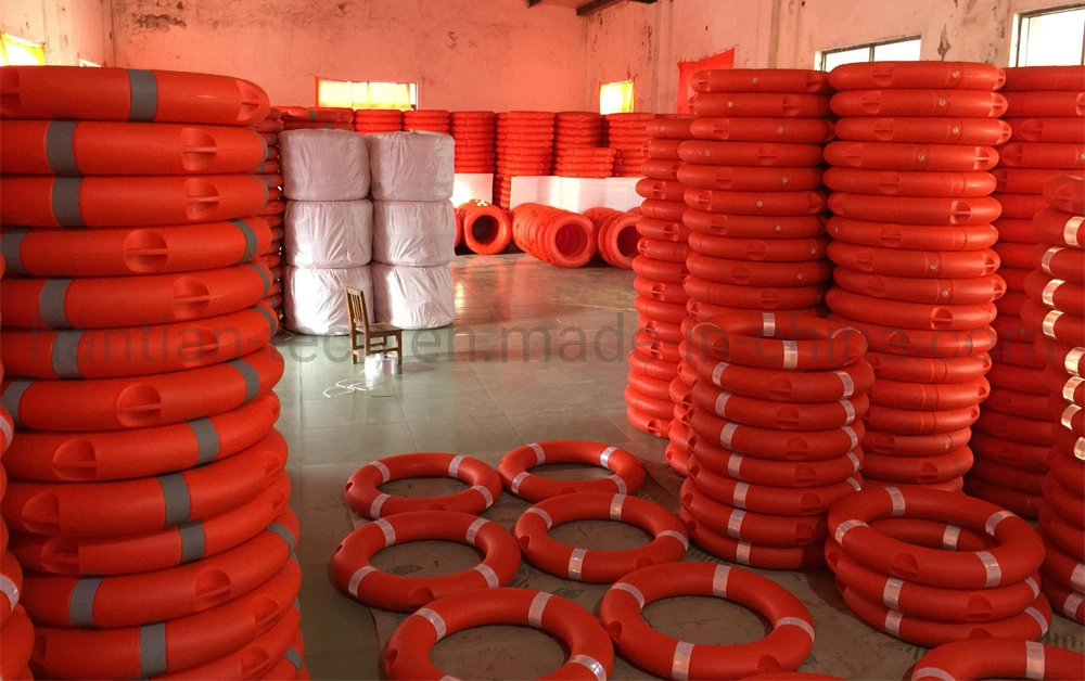 Solas Marine Lifesaving Appliance Safety Orange PE PE Rigid Life Life Ring Buoy