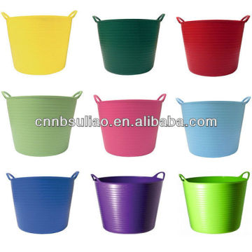 flexible pe bucket,plastic bucket wholesale,garden bucket