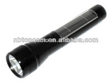 10LED aluminum alloy flashlight solar LED flashlight