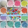 6-30MM Opaque Solid Beads Acrylic Loose Spacer Beads Charms