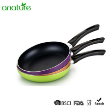 Pressed Black Non Stick Bakelite Handle Cooking Pan