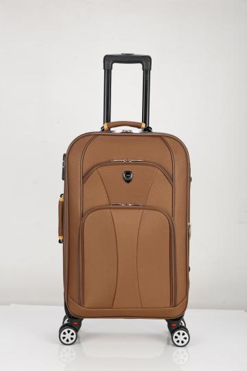 Polyester EVA softside trolley suitcase